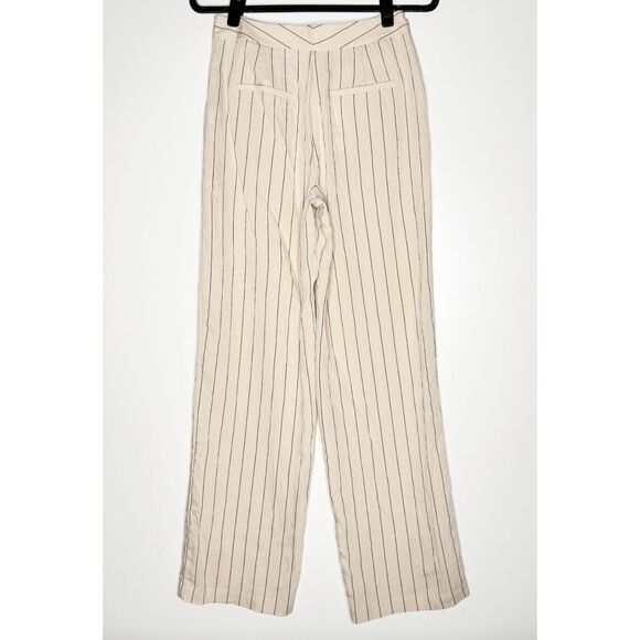 New Zara Flowing Striped Trouser Pants Women's Size XS - Picture 2 of 9
